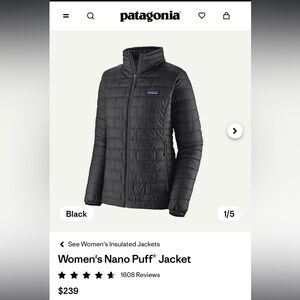 Women’s Patagonia Nano Puff Jacket